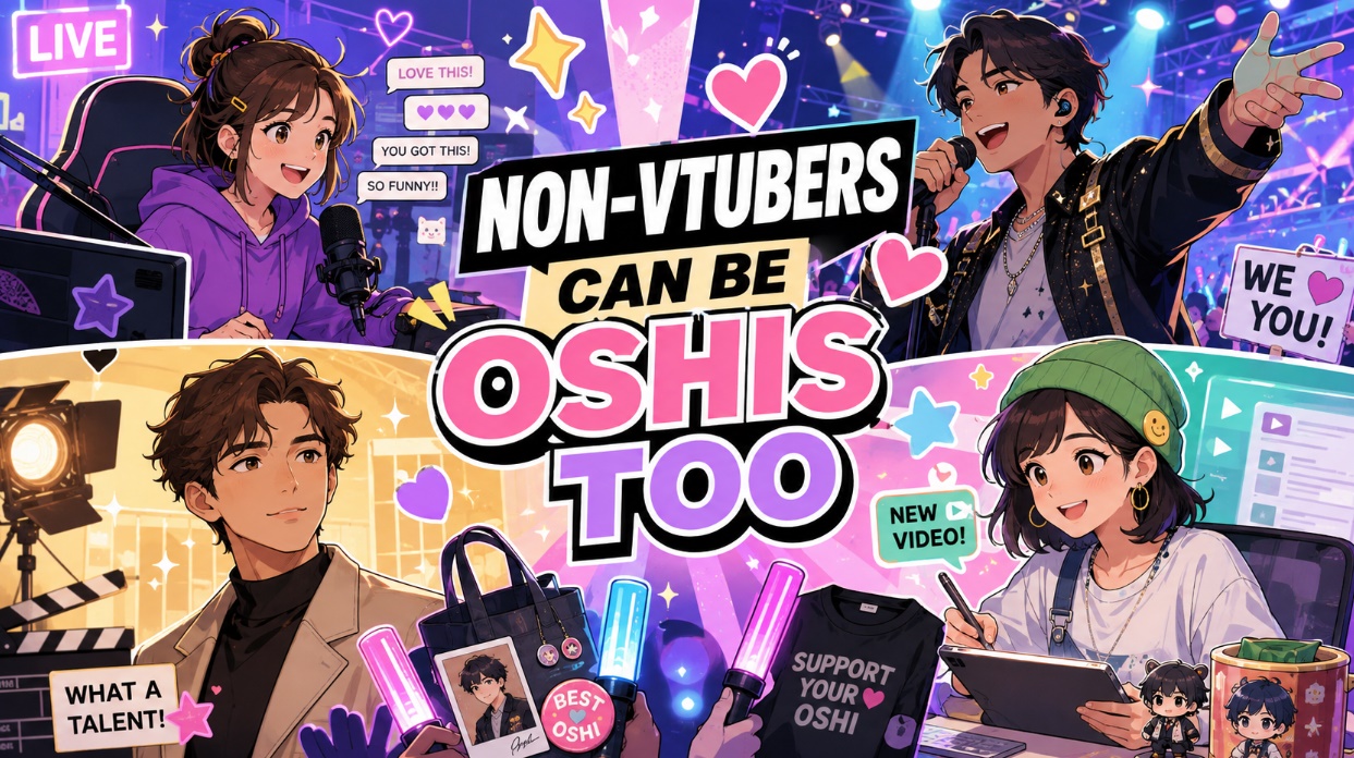 Non-vtubers as Oshis