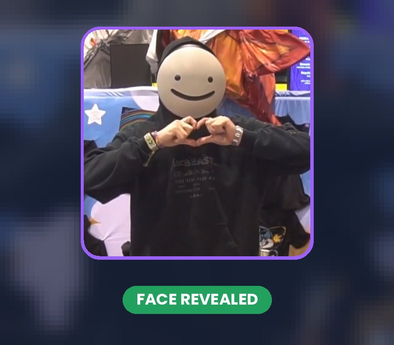 Dream's face reveal: how it happened