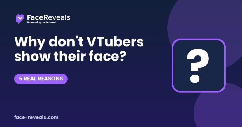 Why don't VTubers show their face